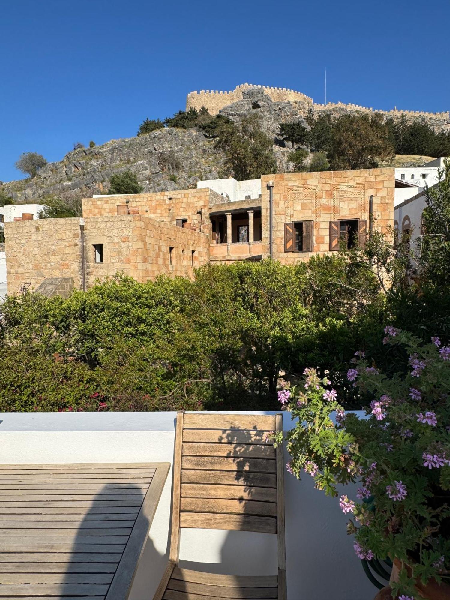 לינדוס Elegant-Lindian Villa Marietta מראה חיצוני תמונה